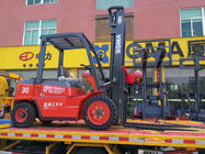 Manual 3 Ton Diesel Forklift , Diesel Fork Truck With Long Service Life